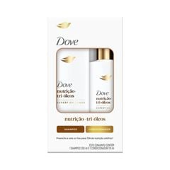 Kit Shampoo E Condicionador Dove Nutrição Com Três Óleos 50 + 175ml