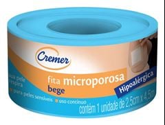 Microporosa Cremer Bege 2,5cm x 4,5m