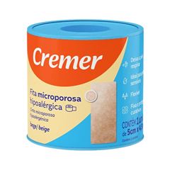 Microporosa Cremer Bege 5cm x 4,5m