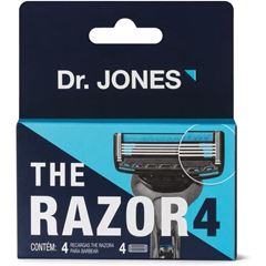 Recarga Barbear Dr. Jones Razor 4 com 4 Unidades