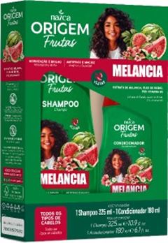 Shampoo e Condicionador Origem Frutas Melancia 325ml + 180ml