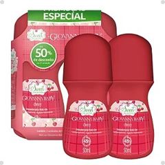 Desodorante Roll-On Giovanna Baby Cherry Pack 2x50g