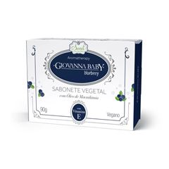 Sabonete Vegetal Giovanna Baby Retrô Blueberry 90g