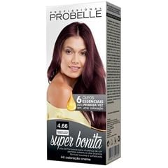 Tintura Kit Probeelle Super Bonita 4.66 Castanho Médio