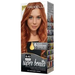 Tintura Kit Probeelle Super Bonita 8.43 Louro Claro