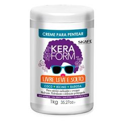 Creme para Pentear Keraform Livre Leve Solto 1kg