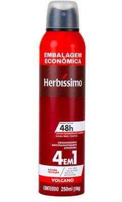 Desodorante Aerosol Antitranspirante Herbissimo Volcano 250ml