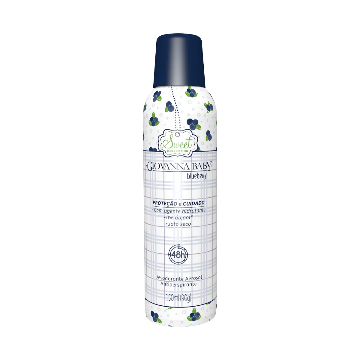 Desodorante Aerosol Giovanna Baby Blueberry 150ml