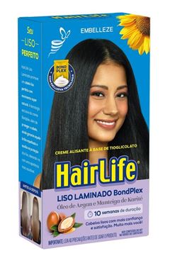 Creme Alisante Hair Life Liso Laminado Kit