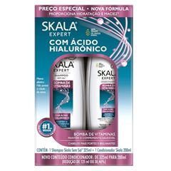 Shampoo + Condicionador Skala Bomba Ácido Hialurônico 325ml/200ml