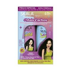Shampoo + Condicionador Skala #Mais Cachos 325ml/200ml