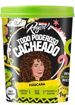 Máscara Capilar Corpo Dourado Tipo Cacheado 1kg
