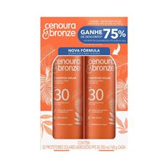Kit Cenoura & Bronze FPS30 Aerosol Protetor Corpo 2x200ml