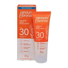 Protetor Solar Cenoura & Bronze Facial FPS30 50g