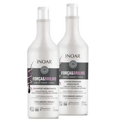 Kit Inoar Shampoo + Condicionador Força e Brilho 500ml