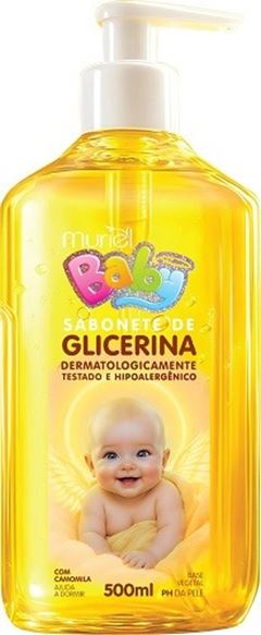 Sabonete Líquido Infantil Baby Muriel Camomila com Válvula 500ml