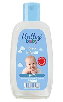 Óleo Infantil Halley Baby Azul 210ml