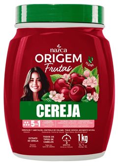 Creme Tratamento Origem Frutas 5 em 1 Cereja 1kg