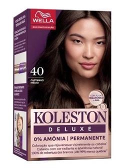 Tintura Koleston Kit Deluxe 4.0 Castanho Médio