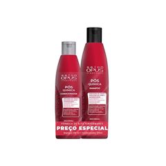 Shampoo + Condicionador Salon Opus Pós Química 350ml+250ml