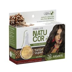 Tintura Natucor Óleo da Amazônia 4.0 Castanho Médio