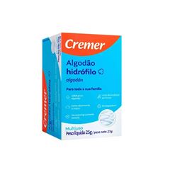 Algodão Cremer Hidrófilo Rolo 25g