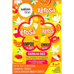 Kit Shampoo e Condicionador S.Line Xerum Baunilha Doce