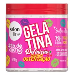 Gelatina Condicionante S.Line Toda Deslumbrante Cachos Definição Cachos