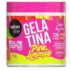 Gelatina Condicionante S.Line Toda Deslumbrante Cachos Pink Lemonade