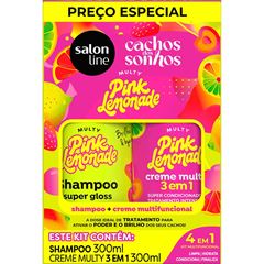 Kit Shampoo e Creme S.Line Multy Cachos dos Sonhos
