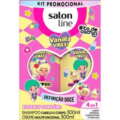 Kit Shampoo e Creme S.Line Toda Deslumbrante Cachos Multy Kids