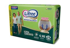 Fralda Calça Lifree Super Conforto Hiper G/XG 24 Unidades