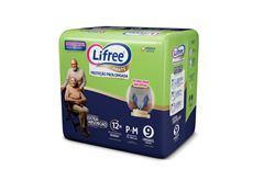 Fralda Calça Lifree Extra Absorção Regular P/M 9 Unidades