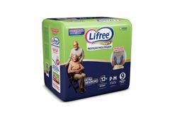 Fralda Calça Lifree Extra Absorção Regular P/M 9 Unidades
