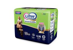 Fralda Calça Lifree Extra Absorção Regular G/XG 9 Unidades