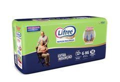 Fralda Calça Lifree Extra Absorção Jumbo G/XG 16 Unidades