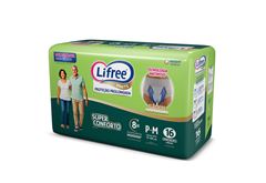 Fralda Calça Lifree Super Conforto Jumbo P/M 16 Unidades