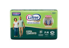 Fralda Calca Geriatrica Lifree Super Conforto P/M 16 Unidades