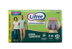 Fralda Calça Lifree Super Conforto Hiper P/M 24 Unidades
