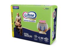 Fralda Calça Lifree Extra Absorção Hiper G/XG 24 Unidades
