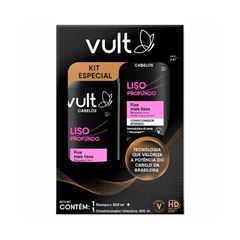 Shampoo e Condicionador Vult Lisos Regular 200ml e 200ml