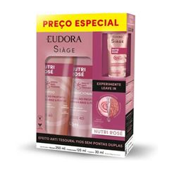 Shampoo e Condicionador Siage Nutri Rose 250ml e 125ml