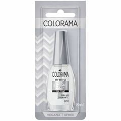Esmalte Colorama Gel Top Coat Brilho Diamante Encartelado