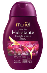Loção Hidratante Muriel Cereja e Colágeno 200ml
