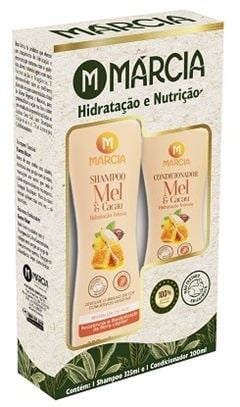 Shampoo e Condicionador Marcia Hidratação Intensa Mel e Cacau