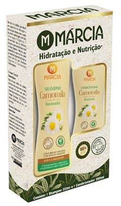 Shampoo e Condicionador Marcia Ação Clareadora Camomila