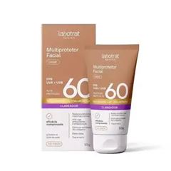 Protetor Solar Facial Labotrat Dermocosmético Creme Bronze FPS 60 50g