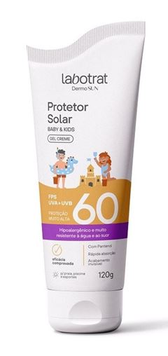 Protetor Solar Labotrat Dermocosmetico Baby e Kids FPS 60 120g