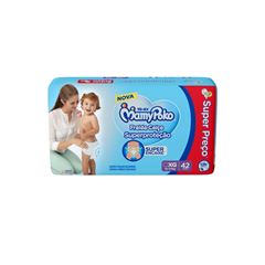 Fralda Descartável MamyPoko Cálcio Super Hip XG 42 Unidades