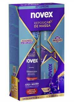 Kit Novex Reposição de Massa Shampoo + Recarga Kit 80g